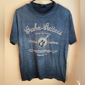 Color tone Blue graphic short sleeve tee